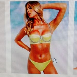 Hi shine glam Yellow 💛 Bikini 👙🏖️